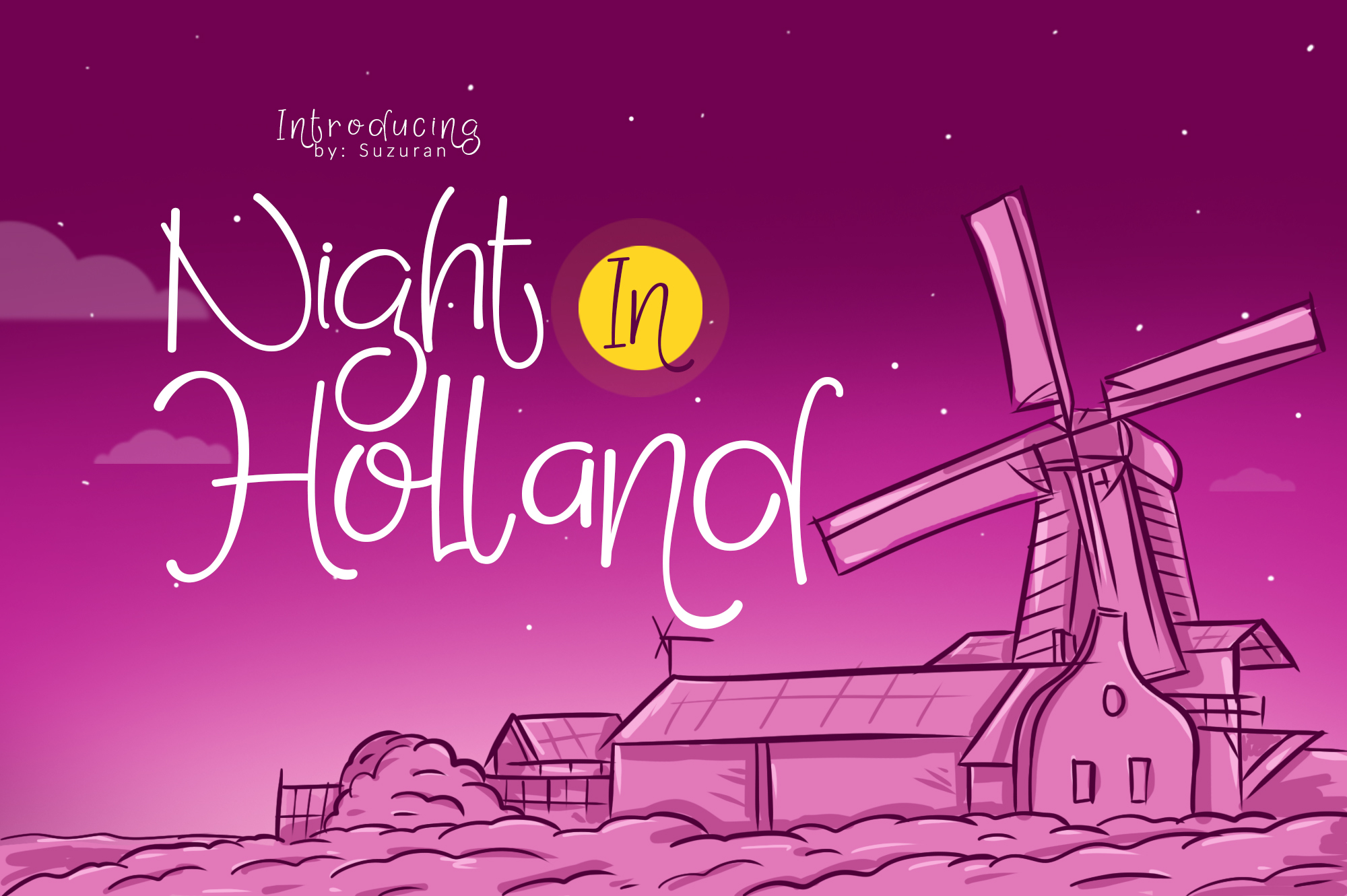 Night in Holland Other Font插图