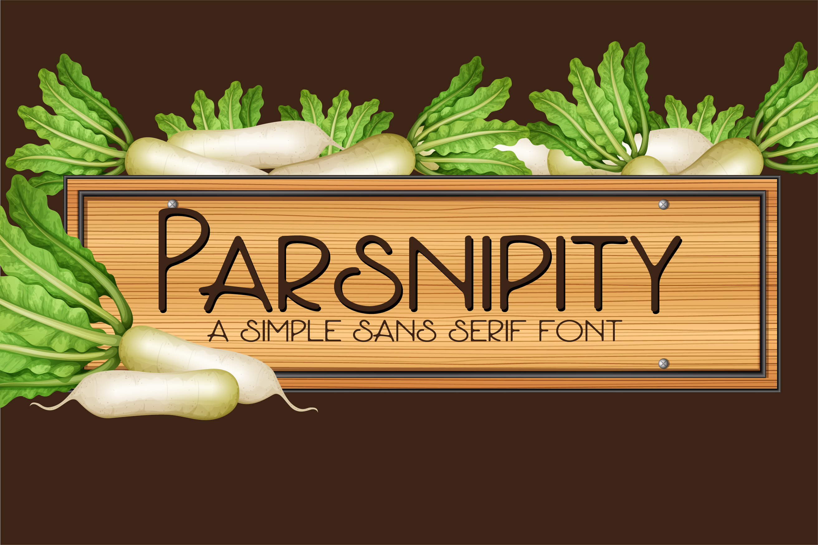 ZP ParsnipityRegular Font插图