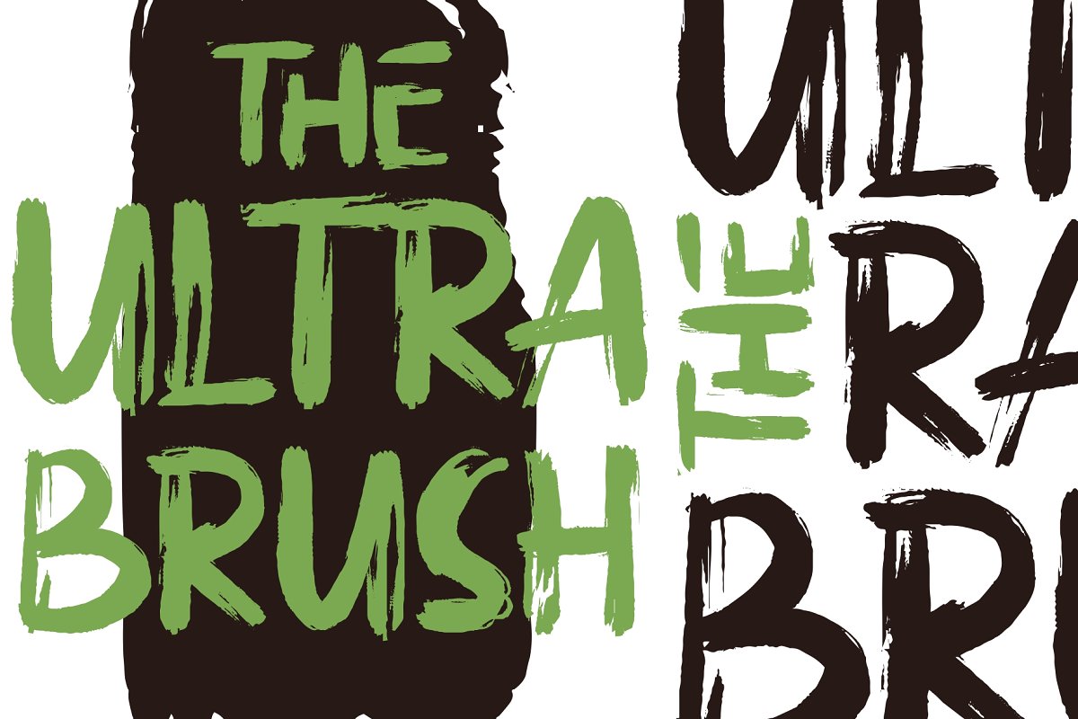 The Ultra Brush Font插图