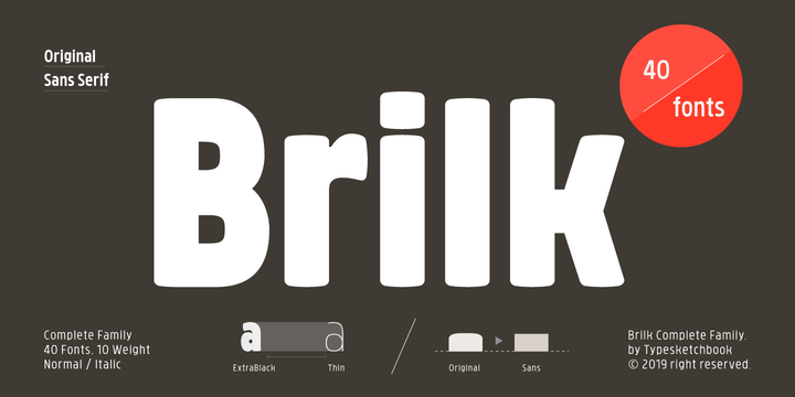 Brilk Font Family插图1