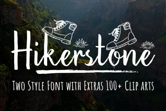 Hikerstone Font Family插图