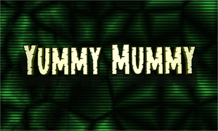 Yummy Mummy font插图