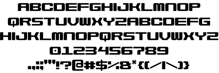 Space Marine font插图1