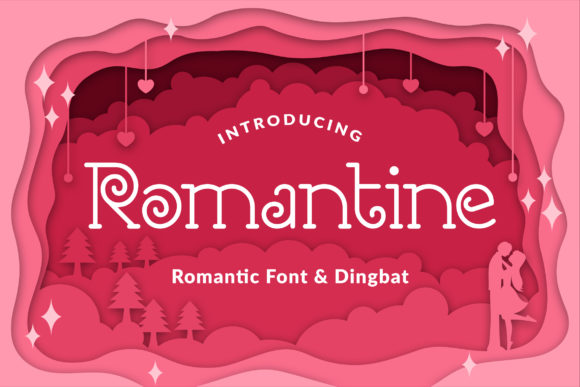Romantine Font插图