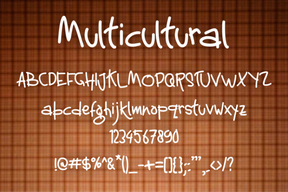 Multicultural Font插图1
