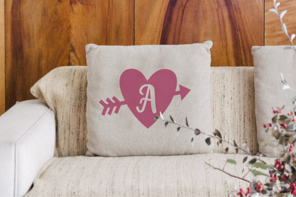 Monogram Heart Arrow Font插图2