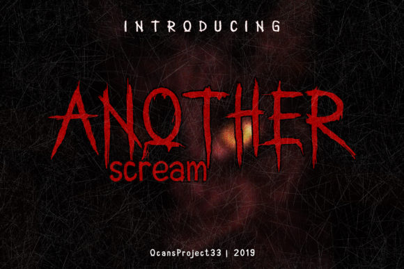Another Scream Font插图