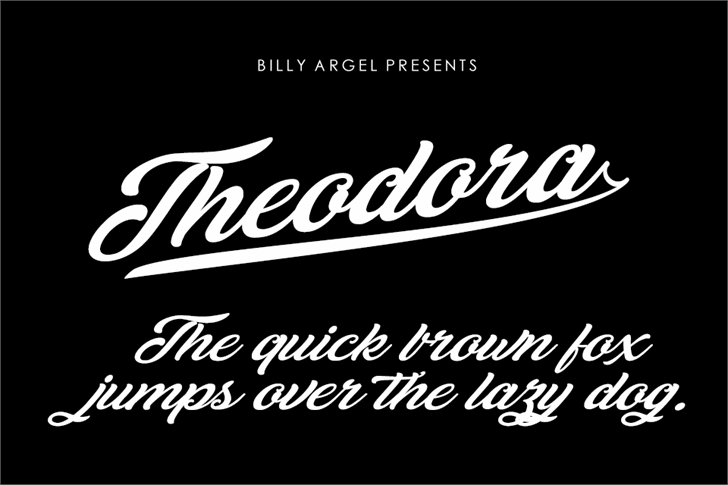 Theodora Personal Use font插图1