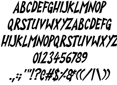 Super Toons font插图2