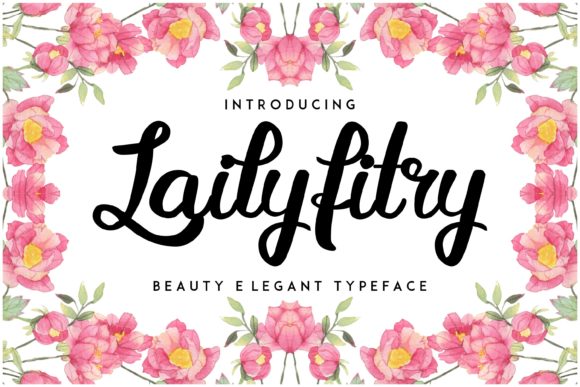Lailyfitry Font插图