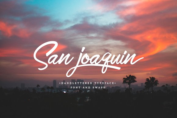 San Joaquin font插图