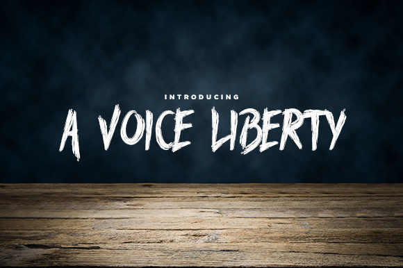 A Voice Liberty Font插图