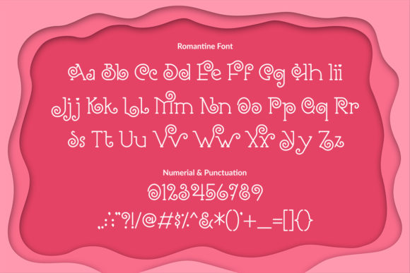 Romantine Font插图1