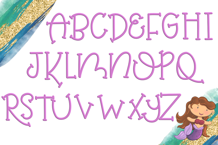 Mermaid Magic Font插图1
