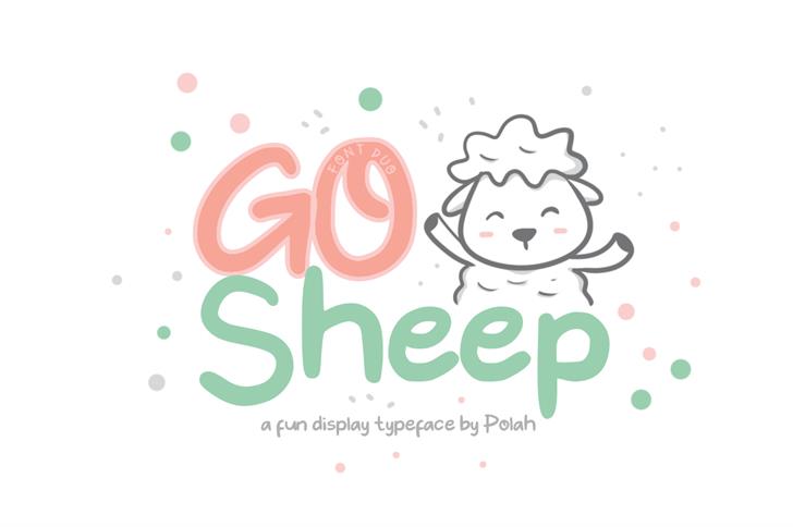 Go Sheep font插图