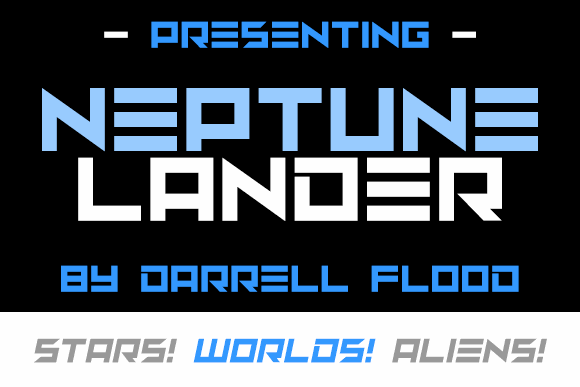 Neptune Lander font插图