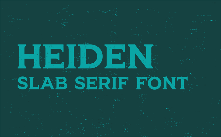 HEIDEN font插图3
