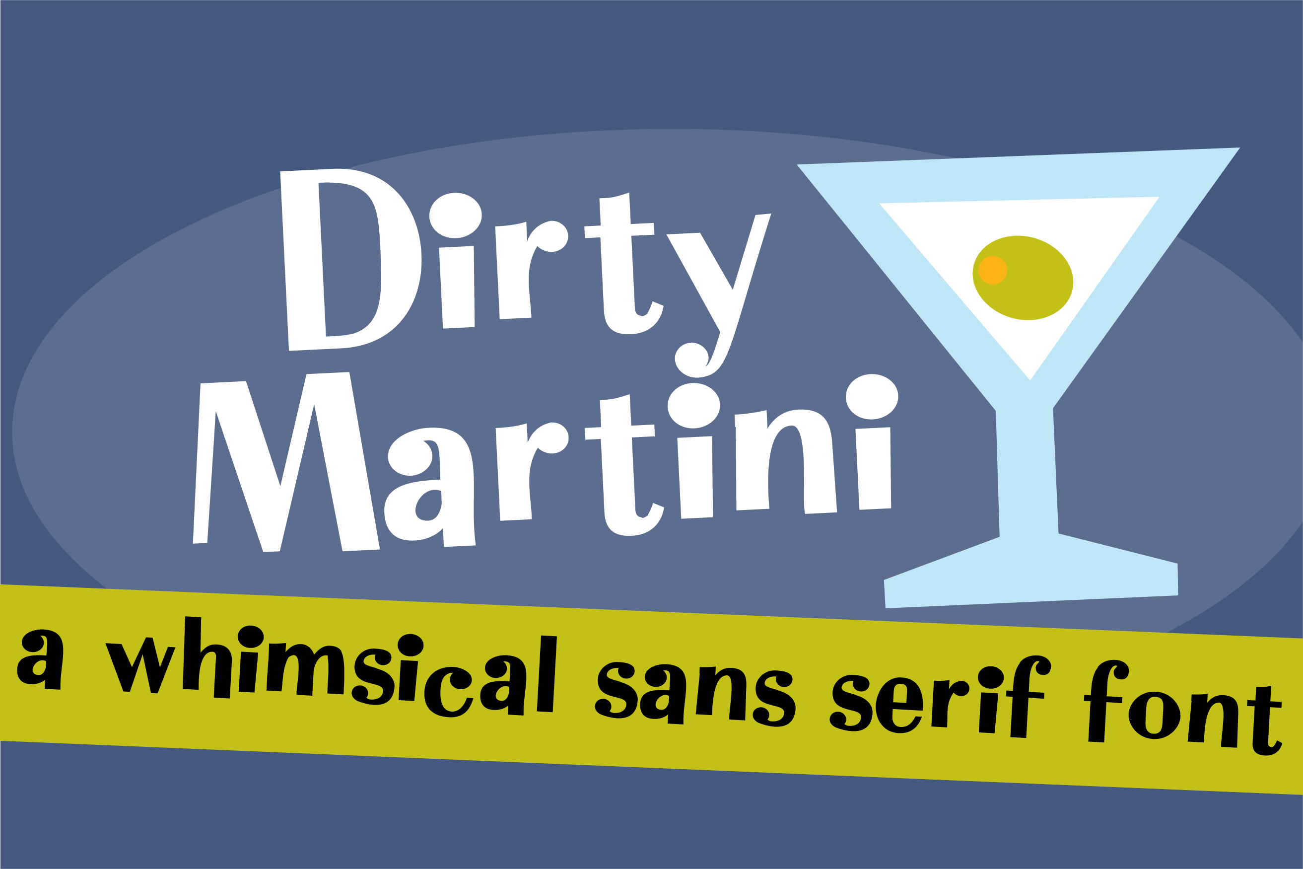 ZP Dirty Martini Regular Font插图