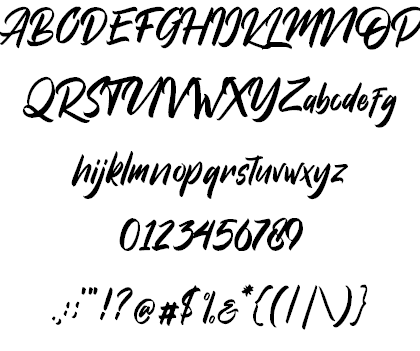 Dakwart Letter font插图2