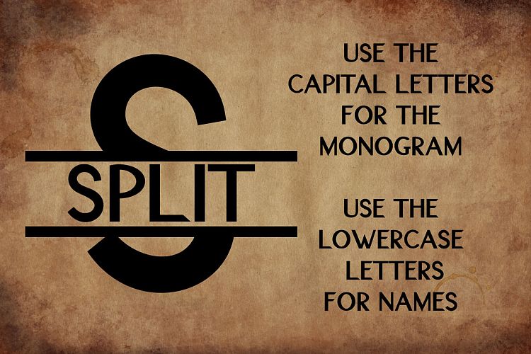 Original Split Font – A Monogram FontRegular Font插图2