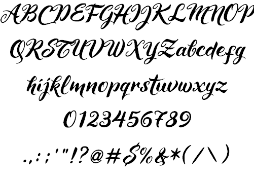 Maheera font插图1