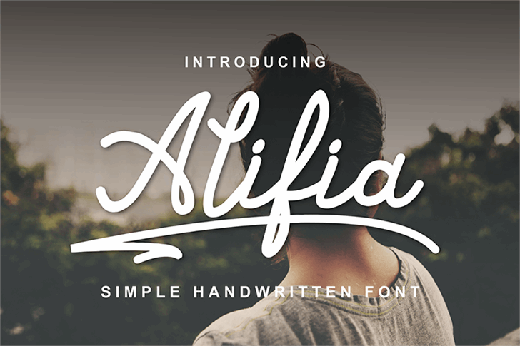 Alifia font插图