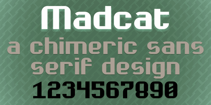 Madcat font插图
