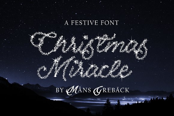 Christmas Miracle Font插图