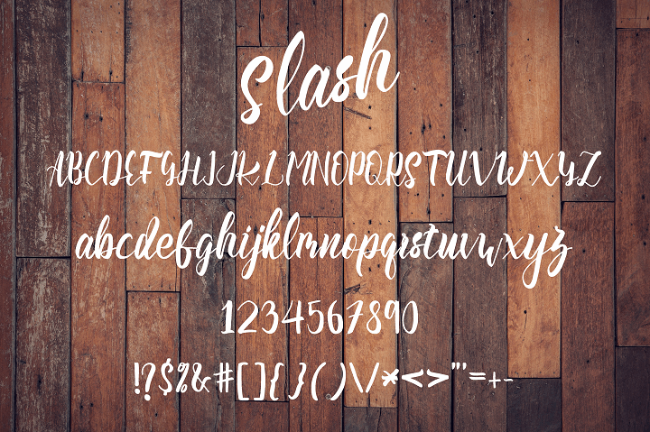 Slash font插图3