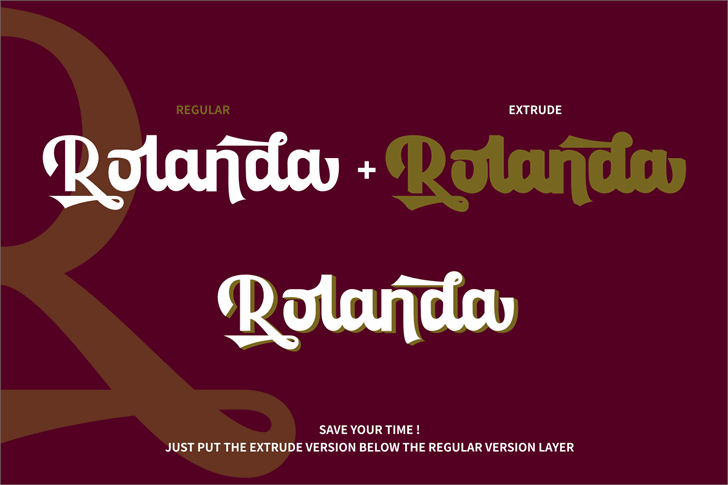 Rolanda [Demo] font插图2