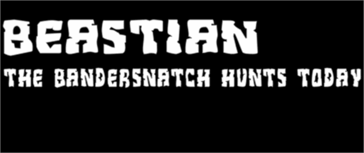 Beastian font插图1