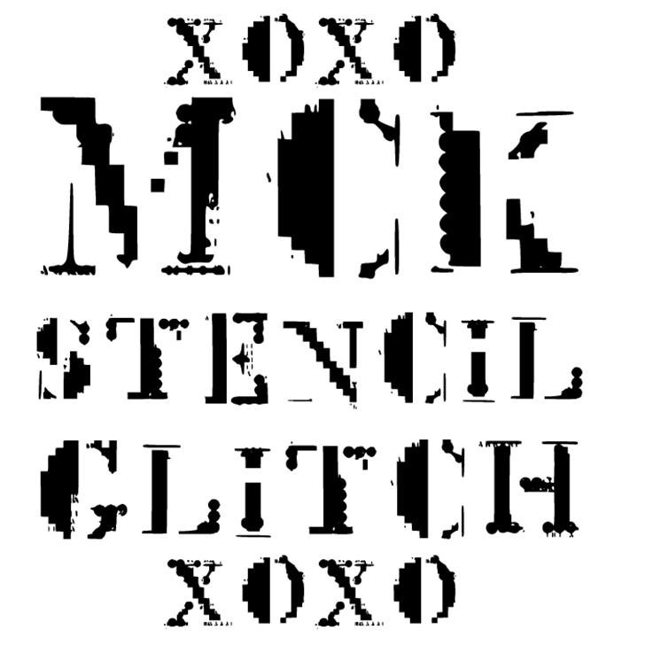 Mck Glitch font插图1