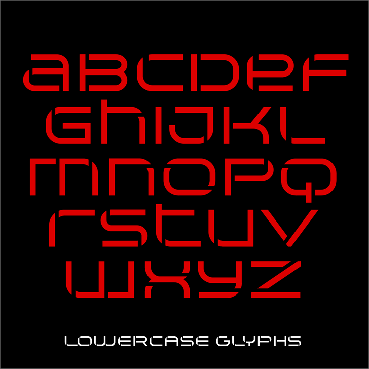 Arkitech Stencil font插图2