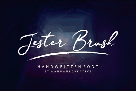 Jester Brush Font插图