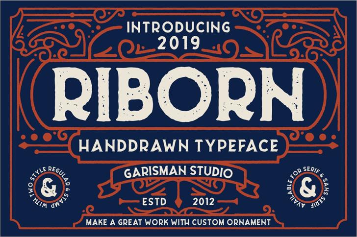Riborn font插图