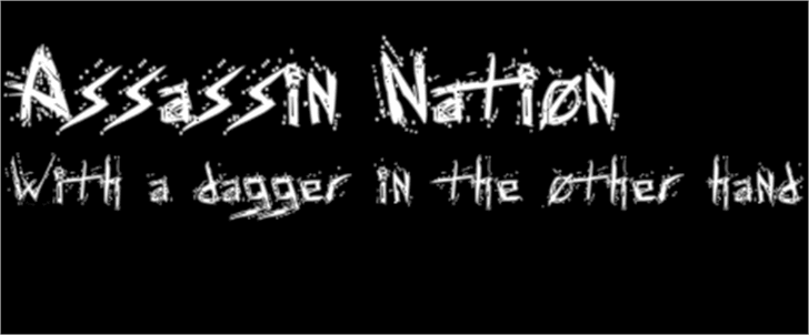Assassin Nation font插图1
