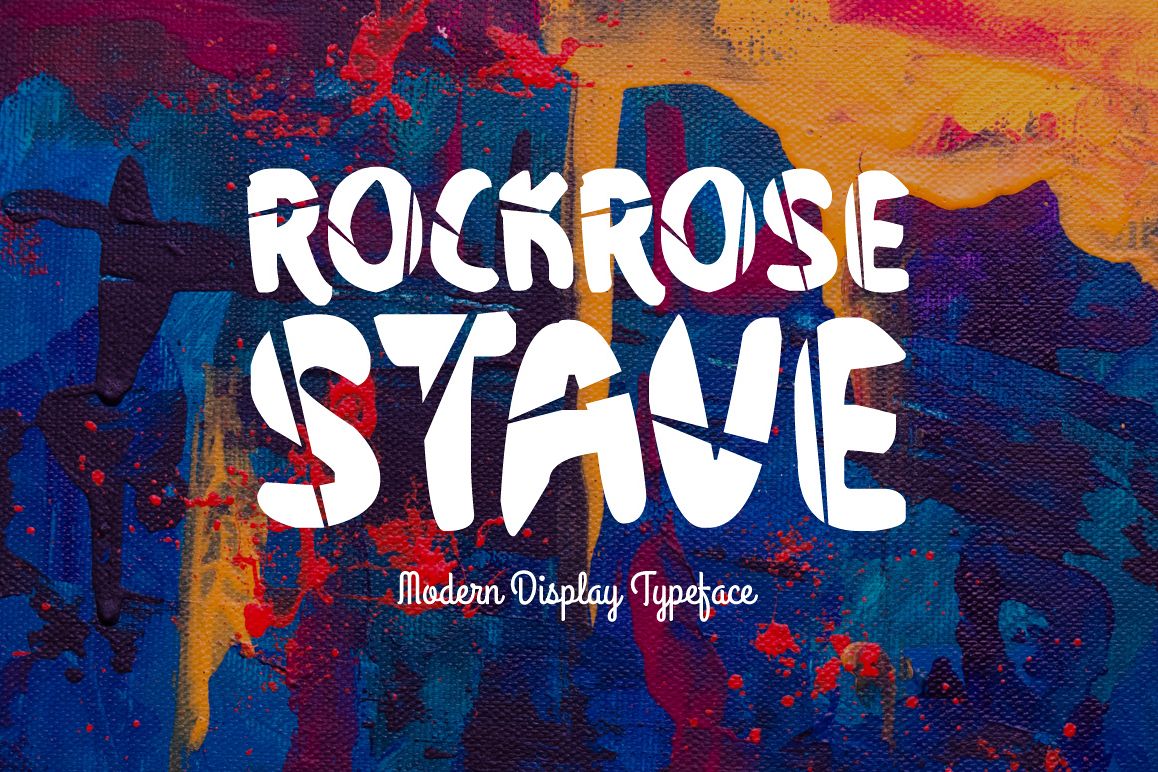 Rockrose StaveRegular Font插图