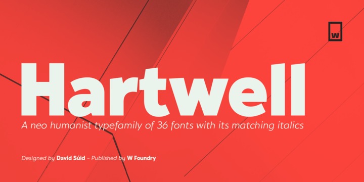 Hartwell Font Family插图