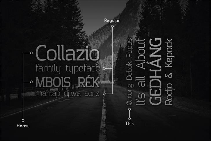 Collazio Personal Use font插图6
