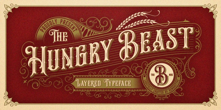 Hungry Beast Font Family插图1