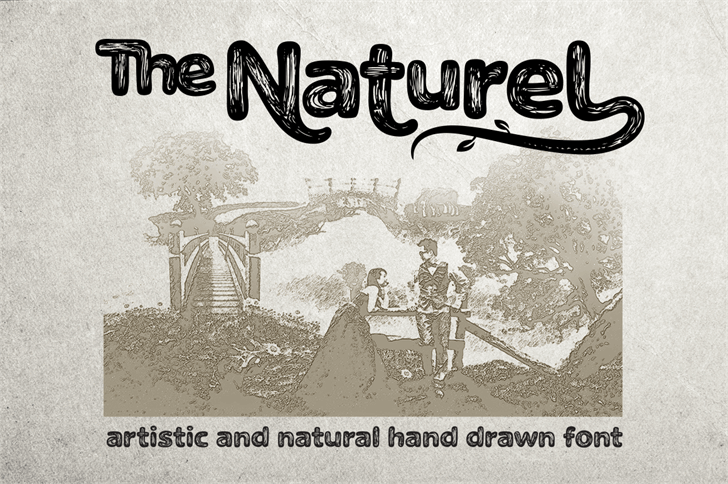 The Naturel Txt font插图