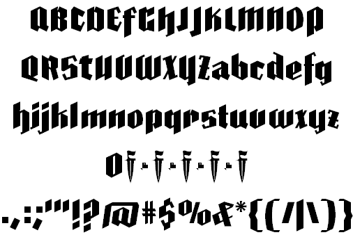 Farisea Dark font插图5