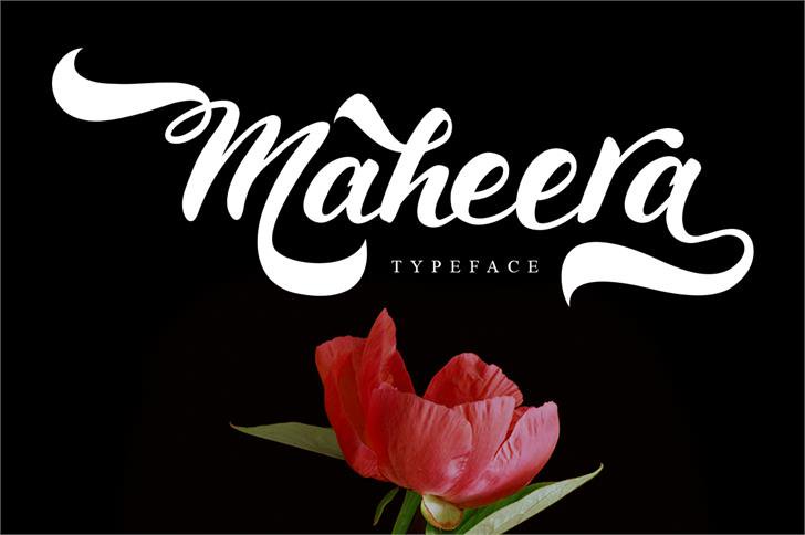 Maheera font插图