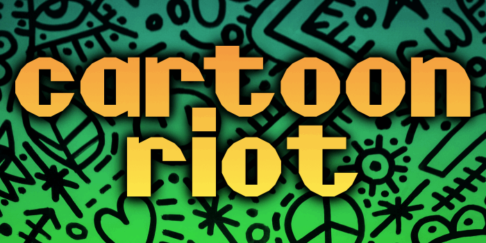 Cartoon Riot font插图