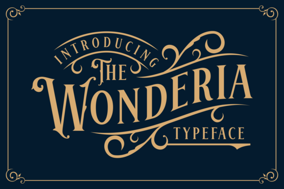 Wonderia Font插图