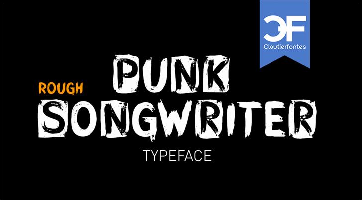 CF Punk Songwriter Rough PERSO font插图