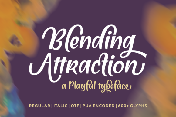 Blending Attraction Font插图