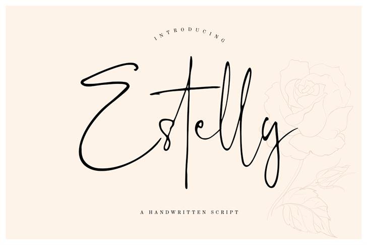 Estelly font插图