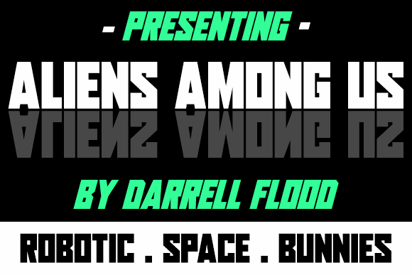 Aliens Among Us font插图