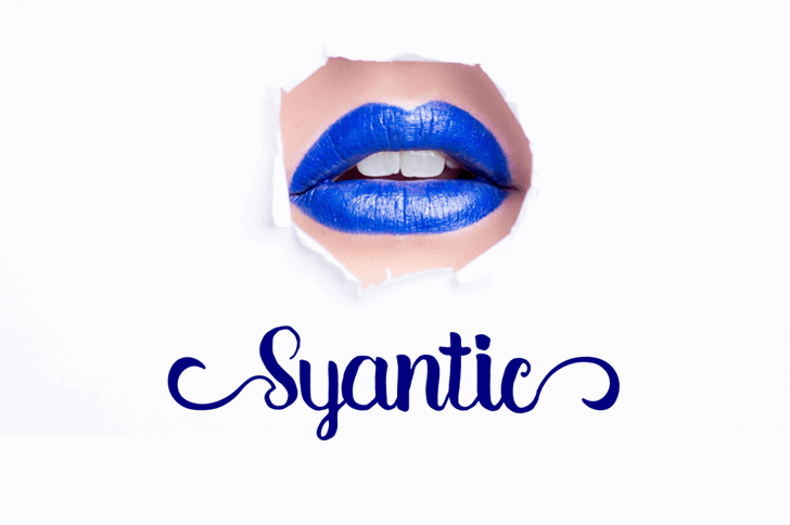 Syantic font插图